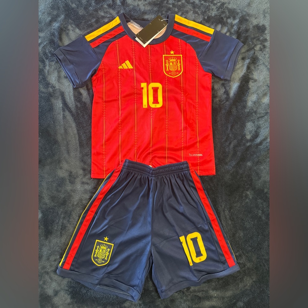 KIDS Lamine Yamal #10 Spain 2026 World Cup Jersey Set- kids size
